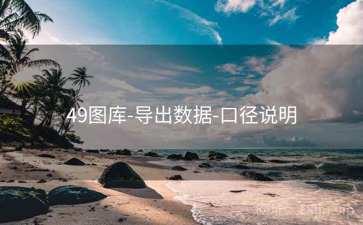 49图库-导出数据-口径说明